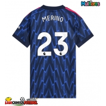 Camisa de Futebol Arsenal Mikel Merino #23 Equipamento Secundário Mulheres 2025-26 Manga Curta